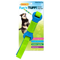 RUFFIN'IT 80622 Dog Toy, Ribbed Bone Tug