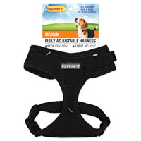 RUFFIN'IT 41463 Fully Adjustable Harness, 13-1/2 to 16-1/2 in x 16 to 22-1/2, Mesh Fabric Harness, Assorted