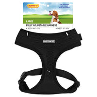 RUFFIN'IT 41466 Fully Adjustable Harness, 14-3/4 to 17-3/4 in x 19 to 26-3/4 in, Mesh Fabric Harness, Assorted