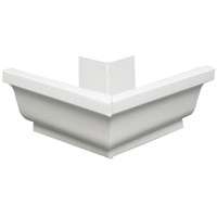 MITRE GUTTER OUTSIDE WHT 5IN