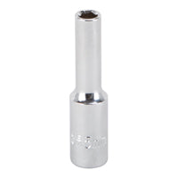 Vulcan MT6487802 Drive Socket, 5 mm Socket, 1/4 in Drive, 6-Point, Chrome Vanadium Steel, Chrome