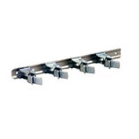 CRAWFORD SG4 Tool Storage Clip Bar, 4-Compartment, Steel