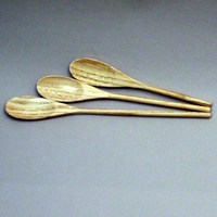 CHEF CRAFT 20984 Spoon Set, Beechwood