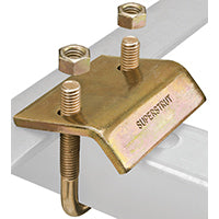 SuperStrut ZU501-10 Beam Clamp, Steel, Gold, Galvanized