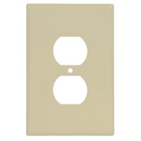 WALLPLATE 1 GANG DPX IVRY 1PK