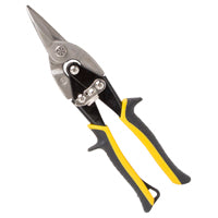 Vulcan TS-01030 Aviation Snip, 10-1/8 in OAL, Straight Cut, Chrome Vanadium Steel Blade, Cushion Grip Handle