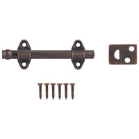 ProSource 23260VB-PS Surface Bolt, 0.7 in Bolt Head, 4 in L Bolt, Venetian Bronze