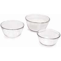 Oneida 81572L11 Mixing Bowl Set, Glass, Clear