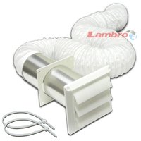 Lambro 264W Vent Kit, Louvered, 5-Piece