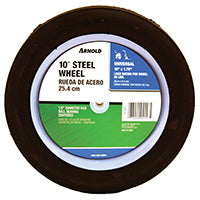 ARNOLD 490-323-0001 Tread Wheel, Semi-Pneumatic, Steel