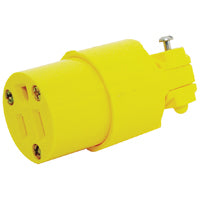 CONNECTOR M PLUG 15A 125V YEL