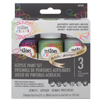 TESTORS 297599 Craft Paint Set, 2 oz, Bottle