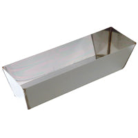 HYDE 09012 Joint Compound Mud Pan, 2-5/8 in L Bottom, 12-1/8 in W Bottom, Stainless Steel