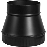 FLUE PIPE INCREASER 5X6IN BLK