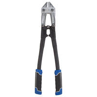 Vulcan JL-WD-0618 Bolt Cutter, 6 mm Cutting Capacity, Chrome-Molybdenum Steel Jaw, 18 in OAL, Black/Blue Handle