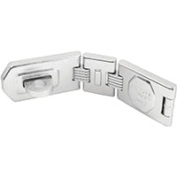 American Lock A885D Locking Hasp, 7-3/4 in L, 1-3/4 in W, Steel, Zinc, 7/16 in Dia Shackle