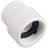 Orbit 53366 Hose to Pipe Adapter, 1/2 x 3/4 in, FNPT x FHT, PVC, White