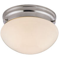 Boston Harbor F13BB01-6854-BN Single Light Round Ceiling Fixture, 120 V, 60 W, 1-Lamp, A19 or CFL Lamp