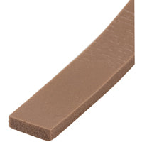 M-D 50007 Weatherstrip, 1-3/8 in W, 1/2 in Thick, 42 in L, Foam, Brown