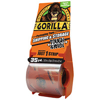 Gorilla 6045002 Packaging Tape, 35 yd L, 2.83 in W, Crystal Clear