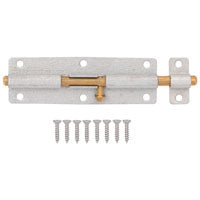 ProSource CL-702-PS Barrel Bolt, 0.31 Dia in Bolt Head, 6 in L Bolt, Brass Pin/Steel, Galvanized