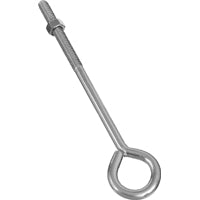 National Hardware N221-671 Eye Bolt, 3/8-16 Thread, 3 in L Thread, 1 in ID Dia Eye, 6.35 in L Shank, 160 lb Working Load