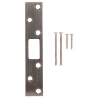 ProSource HSH-004BN-PS Security Door Latch Strike, Steel, Satin Nickel, 6 in H, 1-1/8 in W