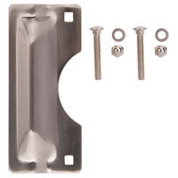 ProSource HSH-012BN-PS Latch Guard, Steel, Satin Nickel, 7 in H, 3 in W