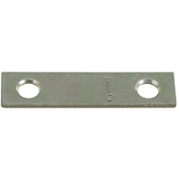 National Hardware N272-716 Mending Brace, 2 in L, 1/2 in W, Steel, Zinc, Screw Mounting