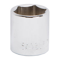 Vulcan MT6495428 Drive Socket, 7/8 in Socket, 3/8 in Drive, 6-Point, Chrome Vanadium Steel, Chrome