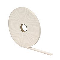 M-D 02733 Foam Tape, 3/8 in W, 17 ft L, 3/16 in Thick, PVC, White