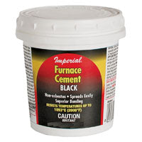 Imperial KK0304 Furnace Cement, Black, 32 oz