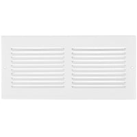 Imperial RG0368 Sidewall Grille, 12 in L, 12 in W, Steel, White