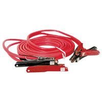 CCI Road Power 08666-00-04 Booster Cable, 4 AWG Wire, Clamp, Red Sheath