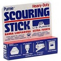 Pumie HDW-12 Scouring Stick, Glass Abrasive, 5-3/4 in L, 1-1/4 in W, Gray