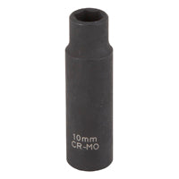 Vulcan MT6580140 Deep Impact Socket, 10 mm Socket, Black Phosphate