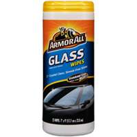 ARMOR ALL 17501C Glass Cleaning Wipes, Effective to Remove: Bugs, Fingerprints, Residue, Road Grime, 30-Wipes