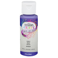 TESTORS 292425A Craft Paint, Matte, Purple, 2 oz, Bottle