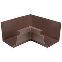 Amerimax 2520119 Gutter Miter, Aluminum, Brown