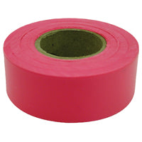 CH Hanson 17002 Flagging Tape, 150 ft L, 1-3/16 in W, Fluorescent Red, PVC