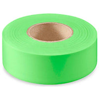 CH Hanson 17004 Flagging Tape, 150 ft L, 1-3/16 in W, Fluorescent Green, PVC