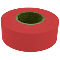 CH Hanson 17021 Flagging Tape, 300 ft L, 1-3/16 in W, Red, Polyethylene