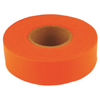 CH Hanson Sub-Zero Series 17007 Flagging Tape, 150 ft L, 1-3/16 in W, Fluorescent Orange, PVC