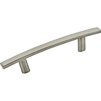 Amerock BP26201G10 Cabinet Pull, 5-1/4 in L Handle, 1 in H Handle, 1-1/16 in Projection, Zinc, Satin Nickel