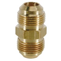 BrassCraft FU3-6 Flare Union, 3/8 in, Flare, 1-3/32 in L, 3/8 in OD