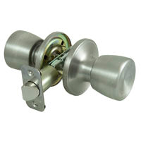 ProSource TS630BRA4B Knobset, Knob Handle, Metal, Stainless Steel, 2-3/8 to 2-3/4 in Backset, 44 x 57 mm Strike