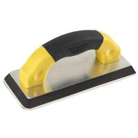 M-D 49827 Grout Float, 9 in L, 4 in W, Ergonomic Handle, Gum Rubber