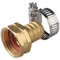 Landscapers Select GB-9412-3/4 Hose Coupling, 3/4 in, Female, Brass, Brass