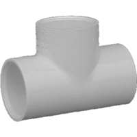 LASCO 401010CPRMC Pipe Tee, 1 in, Slip, PVC, SCH 40 Schedule