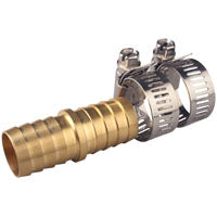 Landscapers Select GB-9411-3/4 Hose Mender, 3/4 in, Male, Brass, Brass and Silver